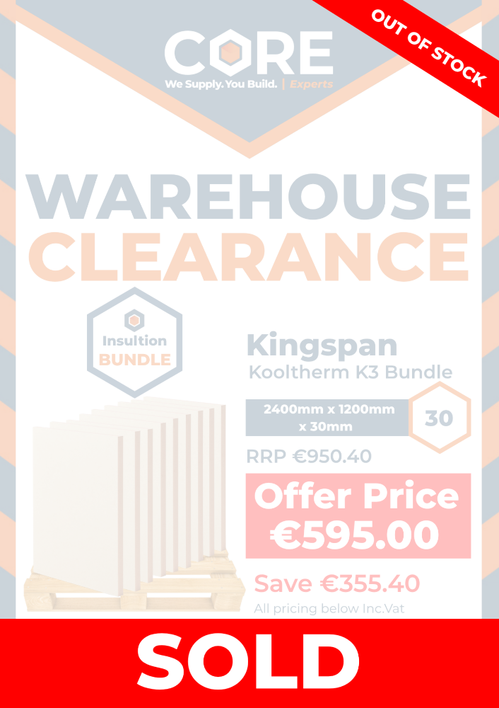 Kingspan Kooltherm K3 Bundle — Sold Out